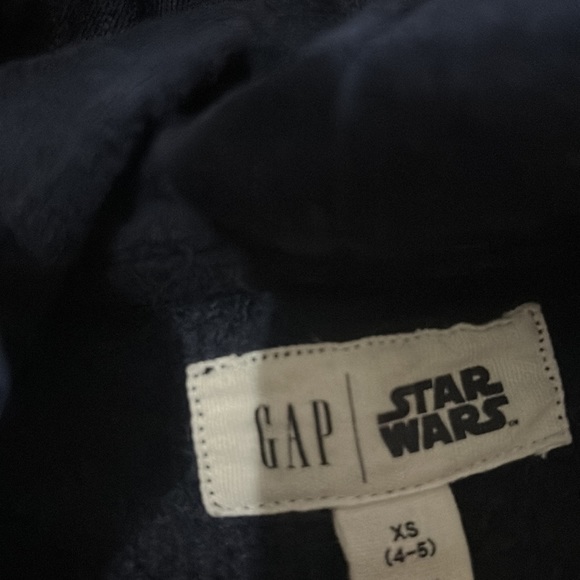 Gap Star Wars stormtrooper navy hoodie sz can (4-5) - Picture 6 of 7